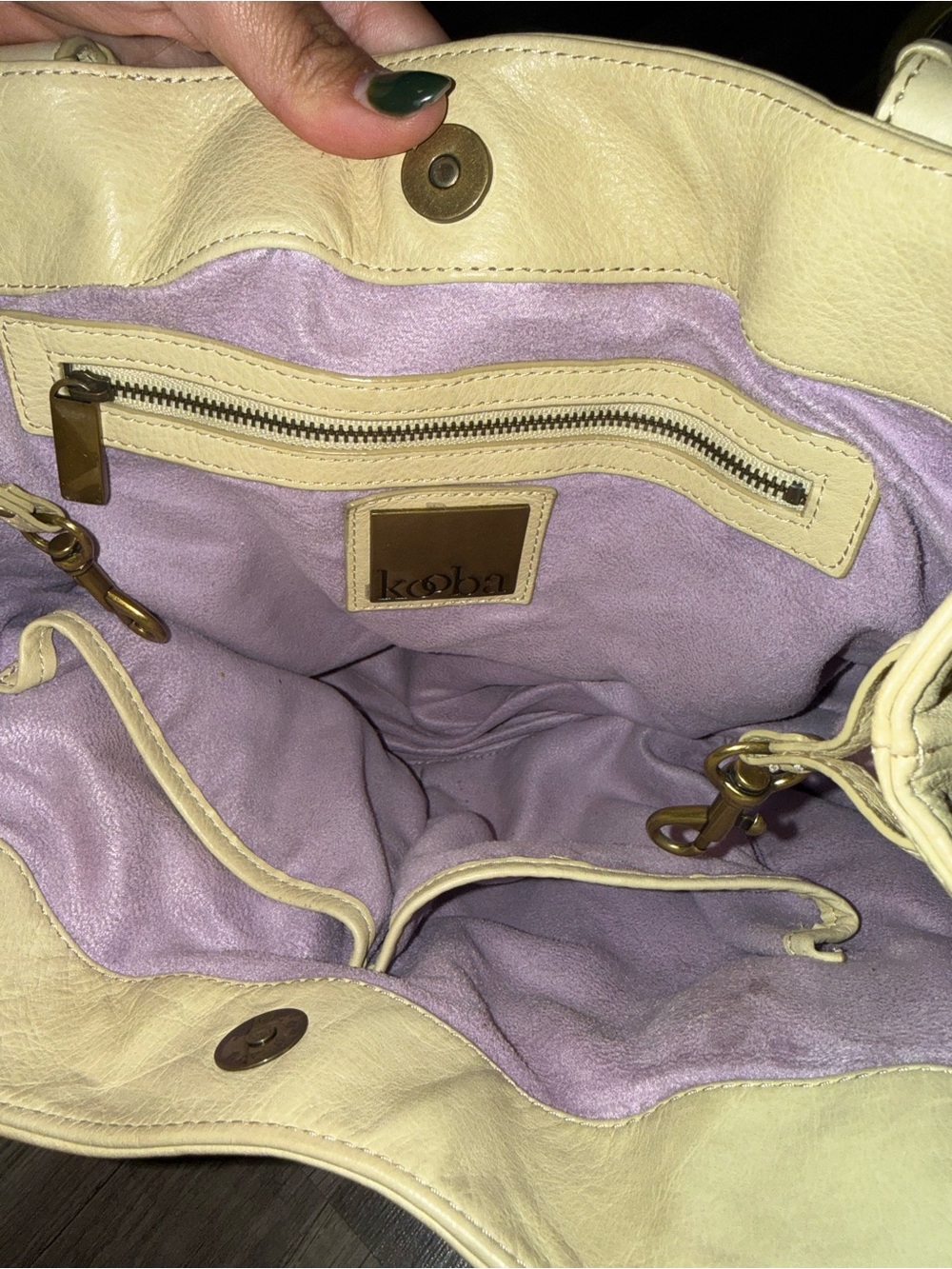 Kooba Braided Handle Women’s Shoulder Bag - Picture 8 of 8